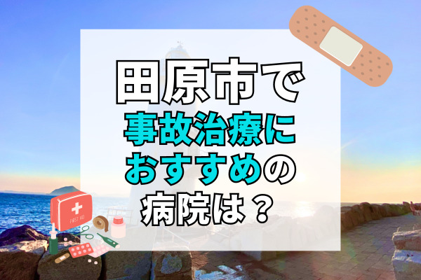 田原市で交通事故治療ができる病院・整形外科・整骨院7選！周辺エリアの病院も探せる