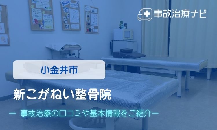 新こがねい整骨院 交通事故治療
