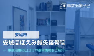 安城ほほえみ鍼灸接骨院　交通事故治療