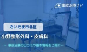 小野整形外科・皮膚科　交通事故治療