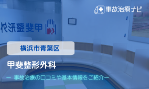 甲斐整形外科　交通事故治療