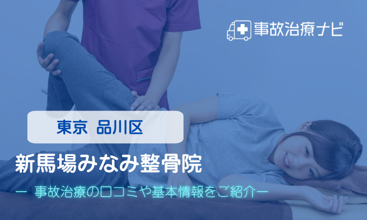 新馬場みなみ整骨院 交通事故治療