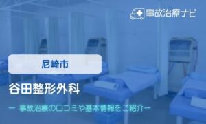 谷田整形外科　交通事故治療