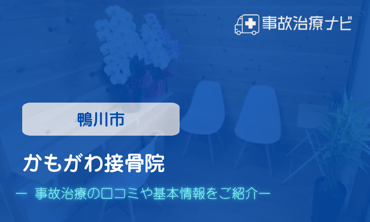 かもがわ接骨院　交通事故治療