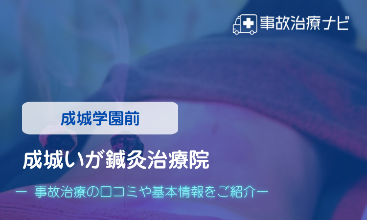 成城いが鍼灸治療院 交通事故治療