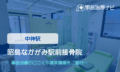 昭島なかがみ駅前接骨院　交通事故治療