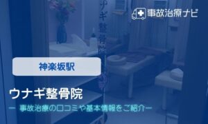 ウナギ整骨院　交通事故治療