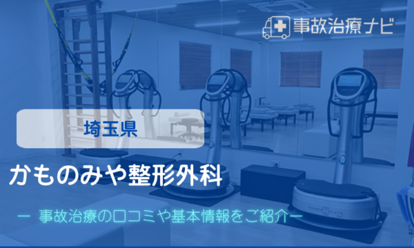 かものみや整形外科　交通事故治療
