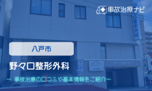 野々口整形外科　交通事故治療