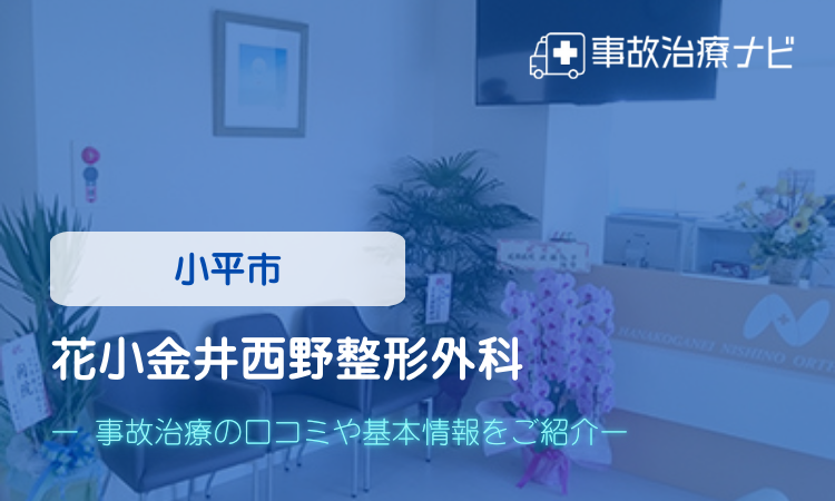 花小金井西野整形外科 交通事故治療