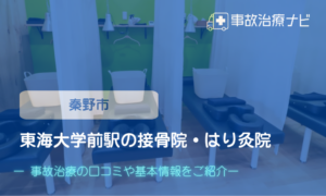 東海大学前駅の接骨院・はり灸院　交通事故治療