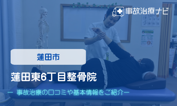 蓮田東6丁目整骨院 交通事故治療