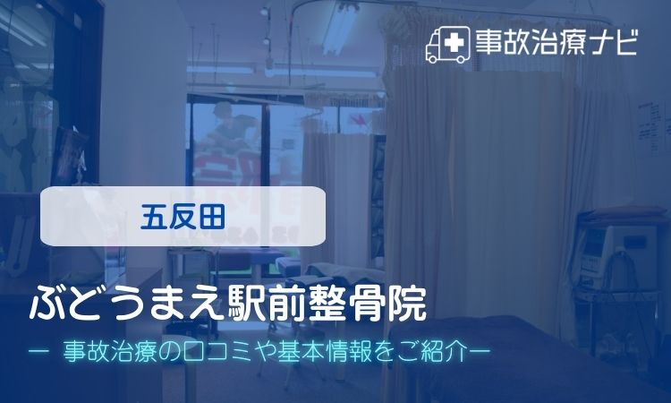 ぶどうまえ駅前整骨院 交通事故治療