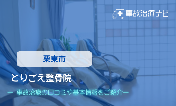 とりごえ整骨院　交通事故治療