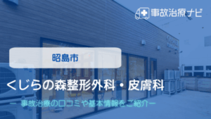 くじらの森整形外科・皮膚科　交通事故治療