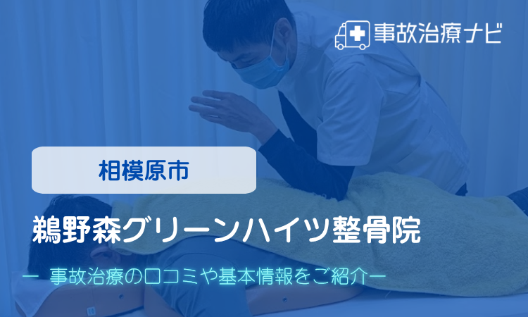 鵜野森グリーンハイツ整骨院　交通事故治療